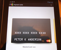 cell phone credit card