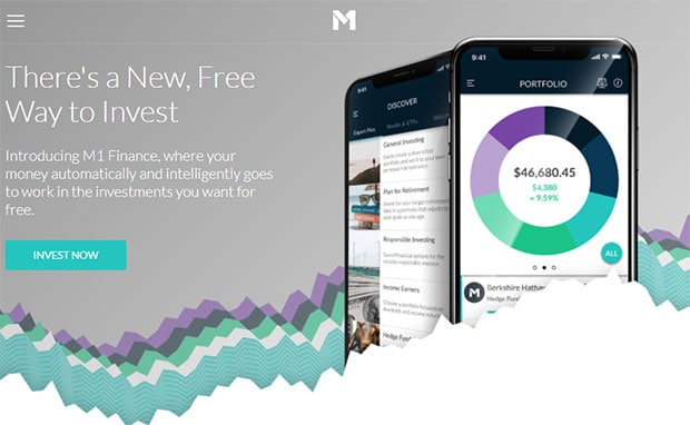 M1 Finance review homepage