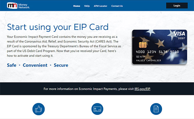 economic impact payment debit card